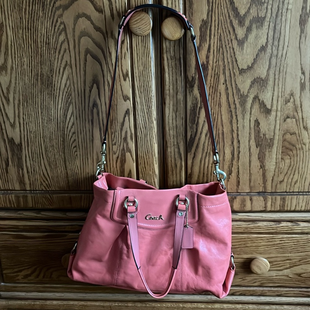 Coach brand satchel style purse.